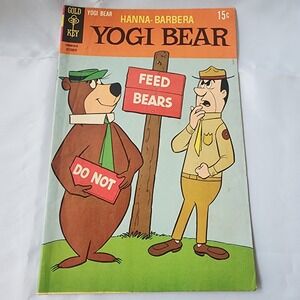 Yogi Bear Comic Book‎ Hanna-Barbera Gold Key Vintage Collectible 1960s